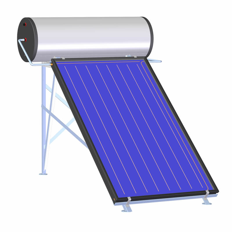 Açık Döngü Düz Panel Güneş Enerjili Su Isıtıcı